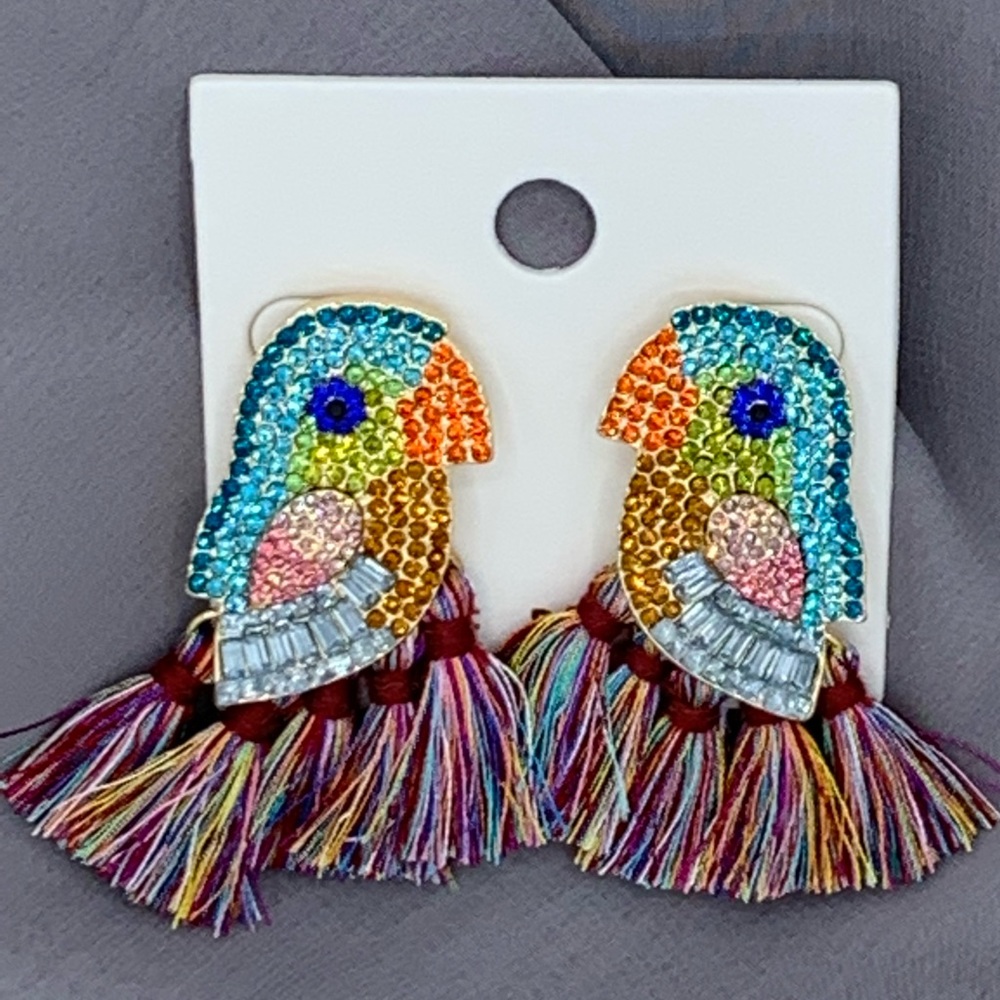 LANE BRYANT stud earrings- Parrots 🦜